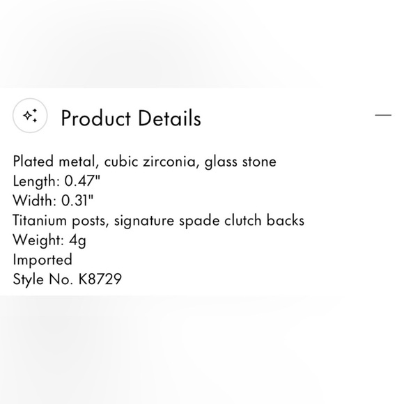 Kate Spade fruit salad series stud earrings NWT great price - Picture 5 of 5